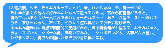 俺たちに翼はない キャラクター人気投票